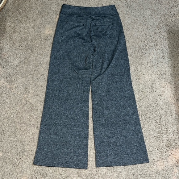 Cabi Women's Bond Trouser Hi-Waist Wide Leg Glen Plaid Black Gray 8 - Picture 6 of 10